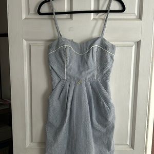 Seersucker summery dress